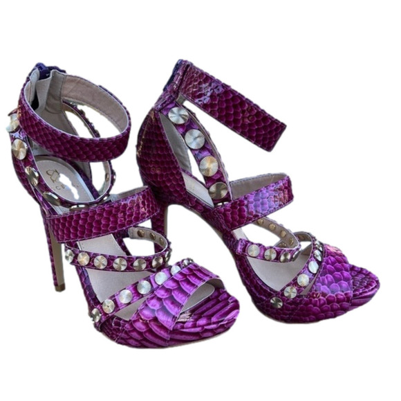 𝅺scene “Kara” fuchsia size 6.5 Heels (shoe dazzle) - Picture 1 of 10